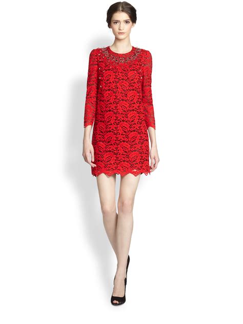 dolce gabbana red woman|dolce and gabbana red dresses.